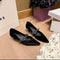 Peal Patten Pointy Toe Kitten Heels